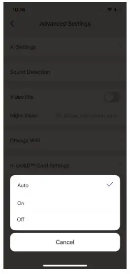 CHUANGO PT-300Q Indoor WiFi Pan Tilt Camera - Night Vision