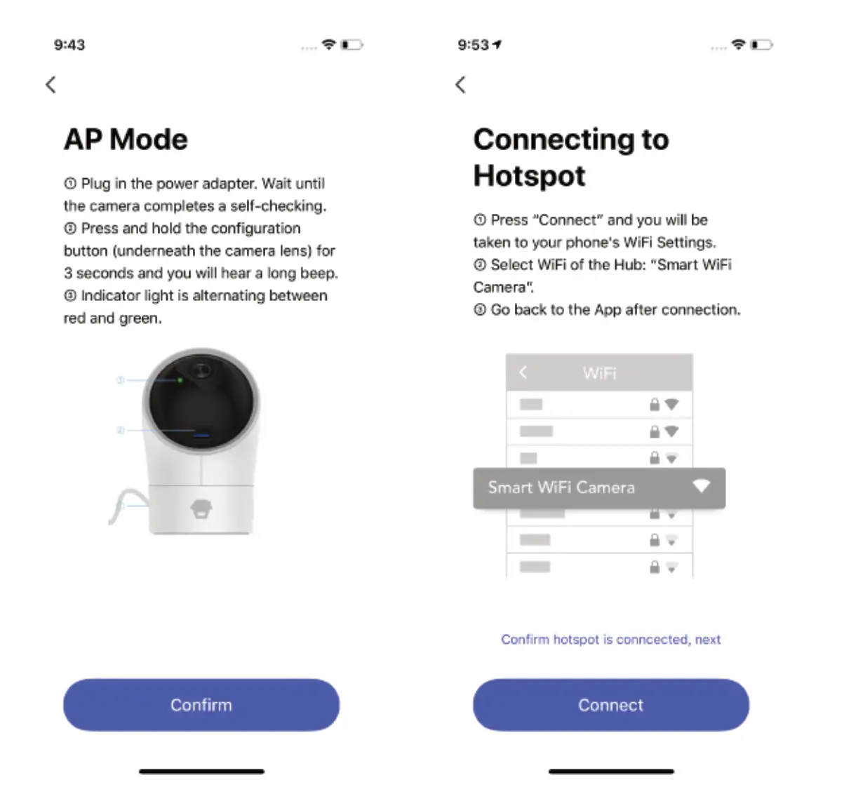 CHUANGO PT-300Q Indoor WiFi Pan Tilt Camera - Setting Up Your Camera