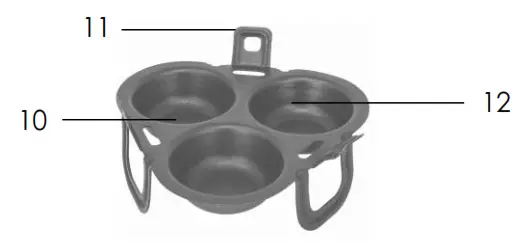 KALORIK AFO 46045 SS Air Fryer - button