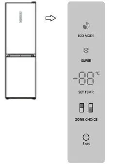 INVENTUM KV1781R Refrigerator Freezer Combi - usage 1