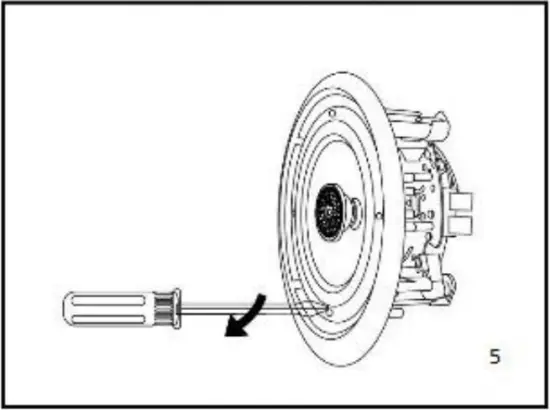 Power Dynamics 952.550 CSBT Series Amplified Ceiling Speaker with BT INSTALLATION AB