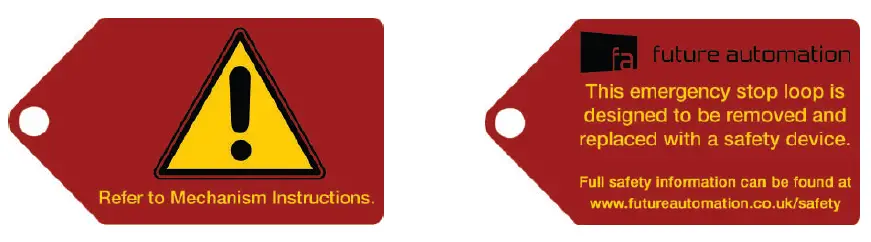 MECHANISM EMERGENCY STOP CONNECTOR