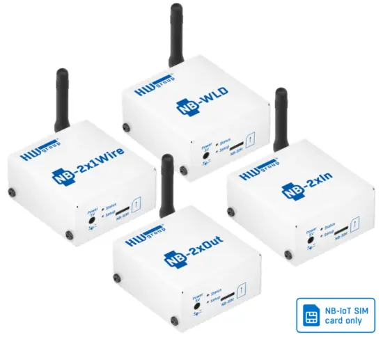 Hw group NB xxx communicate via Narrow Band network devices