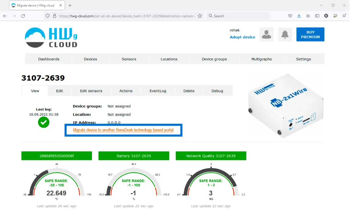 Hw group NB xxx communicate via Narrow Band network devices - Fig 12