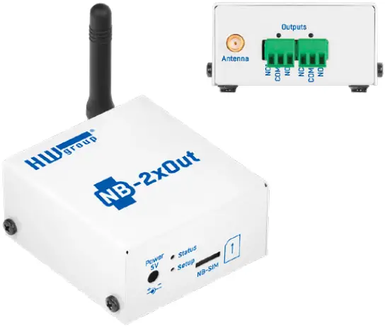 Hw group NB xxx communicate via Narrow Band network devices - Fig 3
