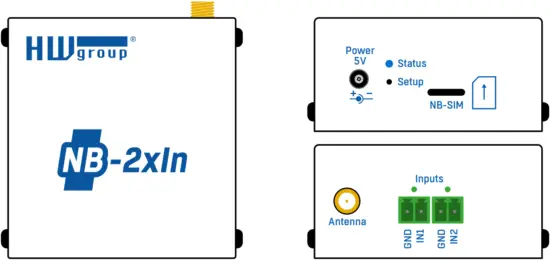 Hw group NB xxx communicate via Narrow Band network devices - Fig 32