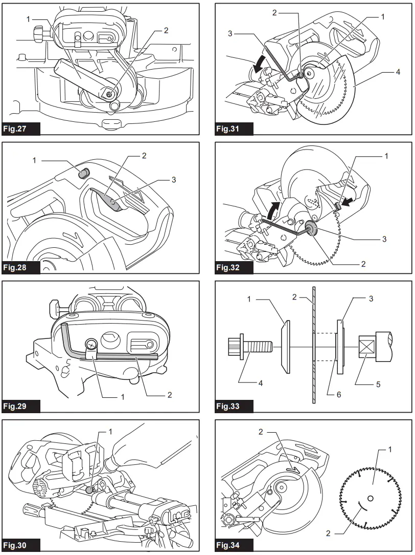 makita DLS714 Cordless Slide Compound Miter Saw - 5