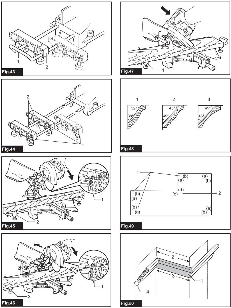 makita DLS714 Cordless Slide Compound Miter Saw - 7