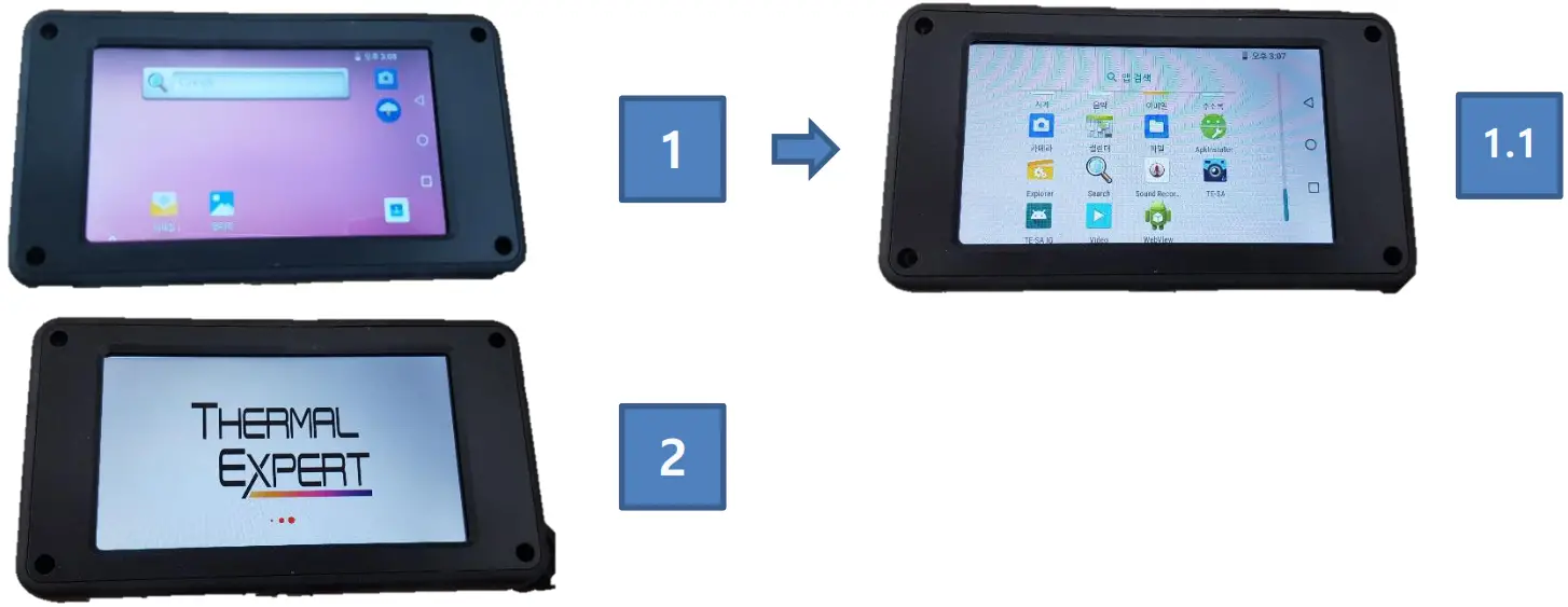 THERMAL EXPERT TE-SQ1 Portable Thermal Imaging Camera - device