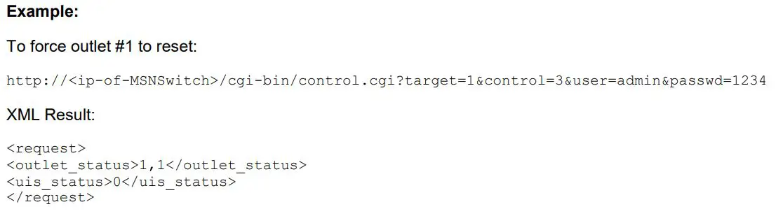 proxicast Controlling the MSNSwitch User Guide - Example