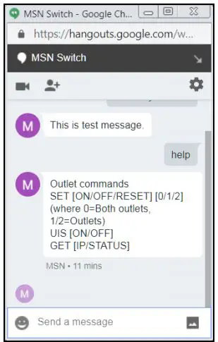 proxicast Controlling the MSNSwitch User Guide - Google Hangouts