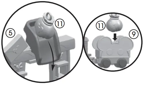 Disney 3880900 Mouse Train Track Set - 11