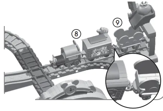 Disney 3880900 Mouse Train Track Set - 7