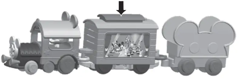 Disney 3880900 Mouse Train Track Set - 8