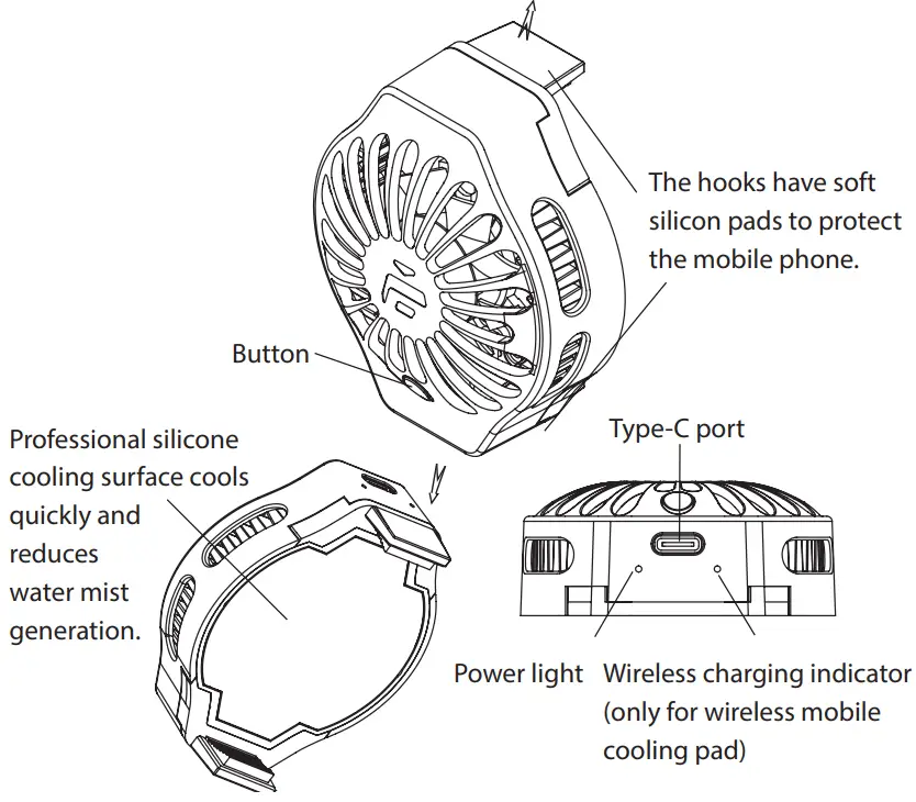 OMNIKLAD WLS A05 01 Mobile Cooling Charger - 2