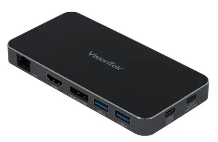 VisionTek VT400 Portable USB-C Docking Station with Power Passthrough User Manual - Key Features