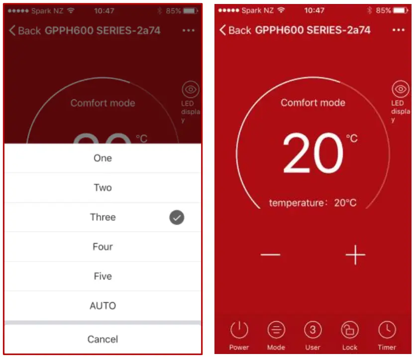 Goldair GPPH610 Electronic Inverter Panel Heater with WiFi - fig 2