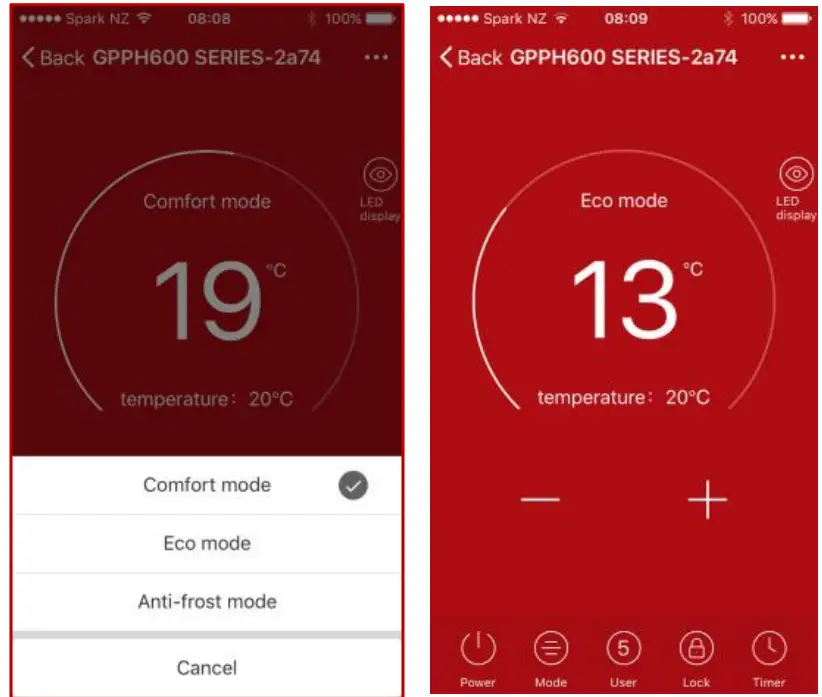Goldair GPPH610 Electronic Inverter Panel Heater with WiFi - fig 3