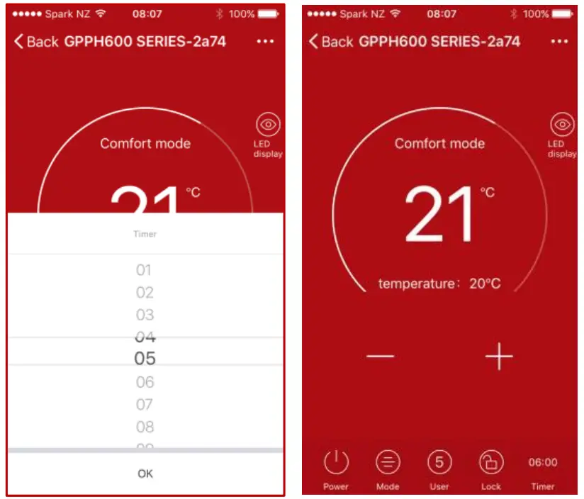 Goldair GPPH610 Electronic Inverter Panel Heater with WiFi - fig