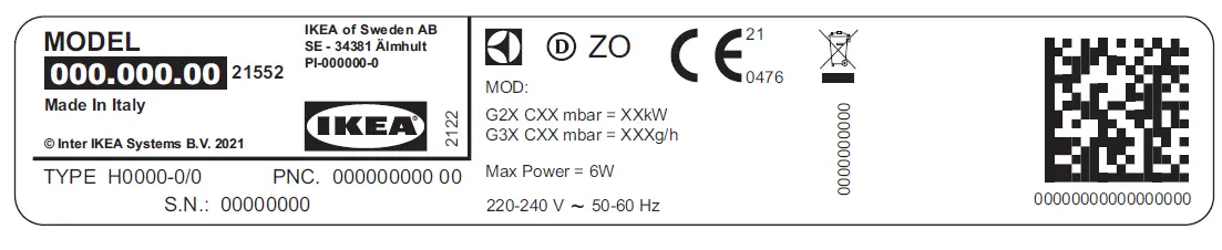 IKEA 604.948.57 LAGAN Freestanding Fridge Freezer fig 6