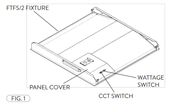 PacLights FTFS generation 2 Center Basket LED Troffer - 4