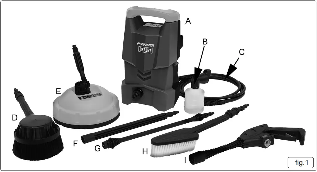 SEALEY-PW1601-110BAR -Washer -TSS -with-Accessory-Kit-FIG-2