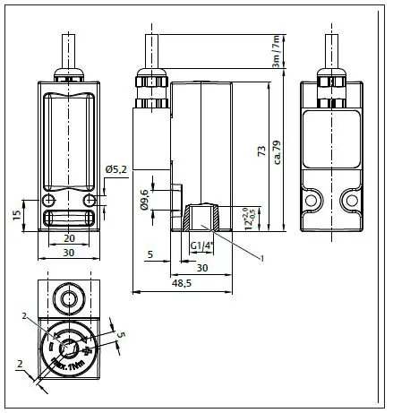 EMERSON PM1-Aventics-Electromechanical-Pressure-Switch-ATEX-Certified-fig-2