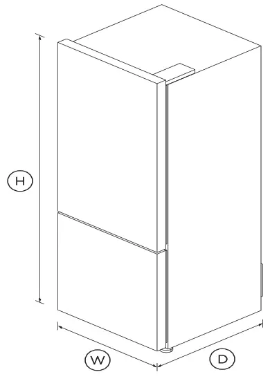 FISHER PAYKEL RF402BRYX6 Freestanding Refrigerator Freezer - fig 1.