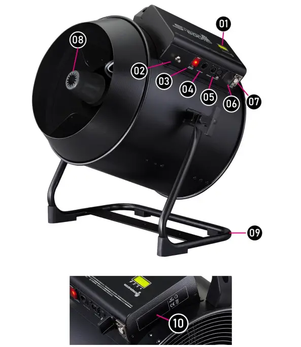 Antari S-600 Yeti Snow Machine - Figure 1