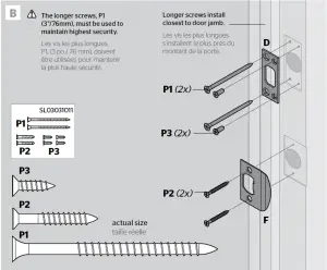 Weiser GLA8471 Deadbolt User Manual