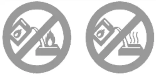 ICON FIRES 1450 INOX Nero Wall Mounted Fires - Fig 1