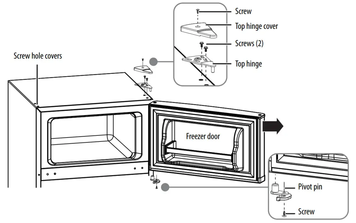 INSIGNIA 2-Door Compact Refrigerator - 3