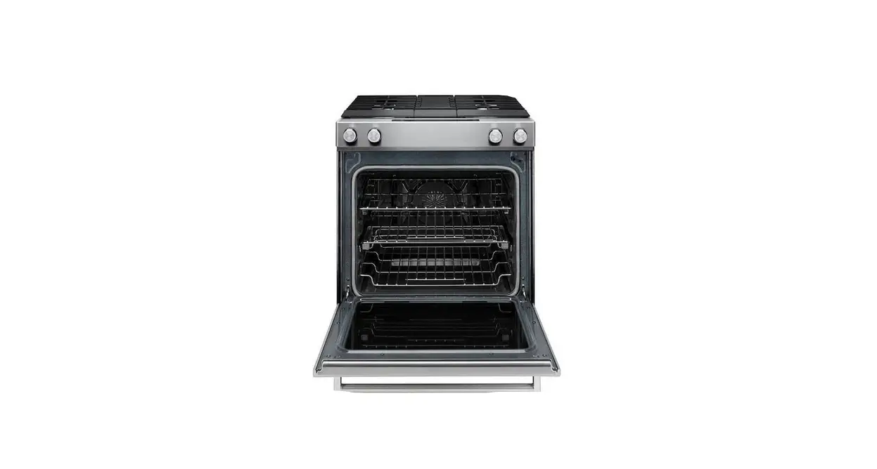 Kitchenaid Ksdg950ess 30 Inch 4 Burner Dual Fuel Downdraft Slide-in Range User Guide