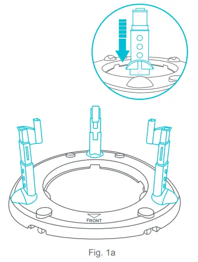 SMART STEP WK03XXXB Activity Center Walker - Fig 1