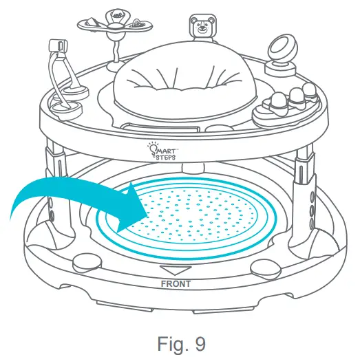SMART STEP WK03XXXB Activity Center Walker - Fig15