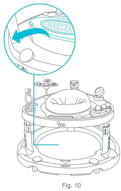SMART STEP WK03XXXB Activity Center Walker - Fig16