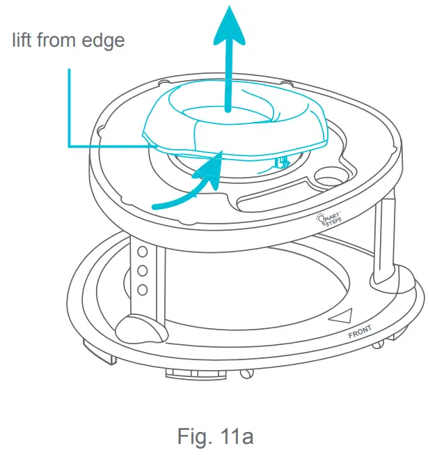 SMART STEP WK03XXXB Activity Center Walker - Fig17