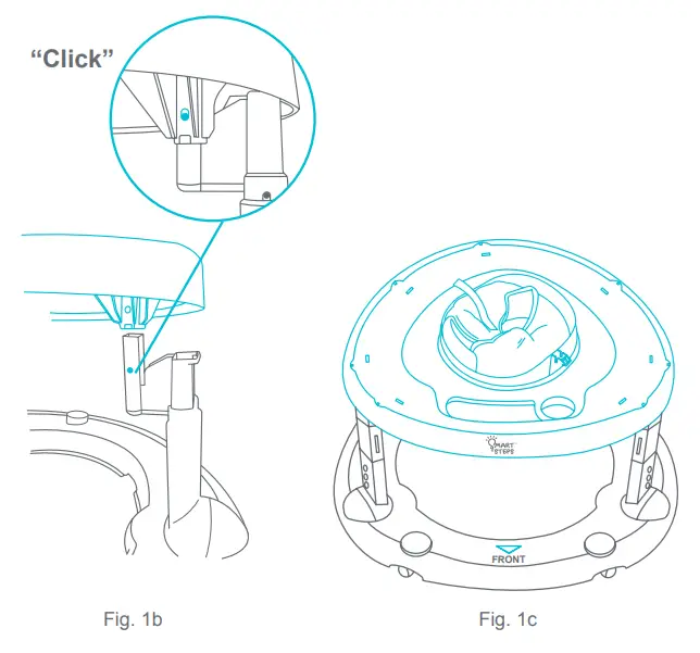 SMART STEP WK03XXXB Activity Center Walker - Fig2