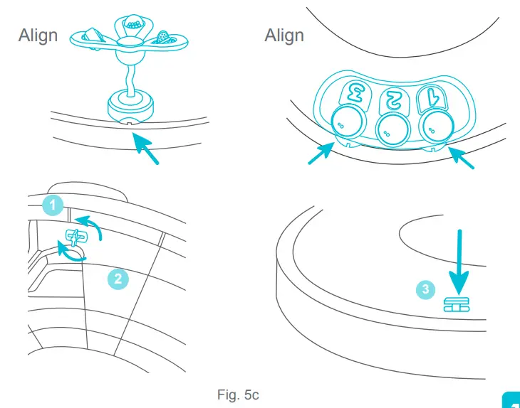 SMART STEP WK03XXXB Activity Center Walker - Fig8