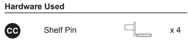 Style SELECTIONS 1678VA-49-311-934 48.875-In Vanity with Top Instruction Manual - From the front of the assembly