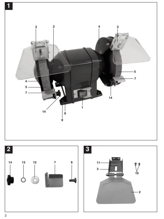 Einhell BT BG 175 Double Wheel Grinder or Sander