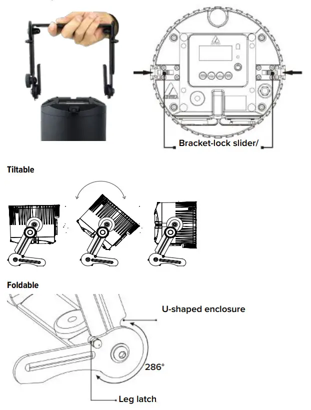 ASTERA AX5 TriplePar LED Outdoor Spotlight - Removable