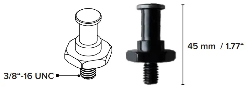 ASTERA AX5 TriplePar LED Outdoor Spotlight - mounting accessories