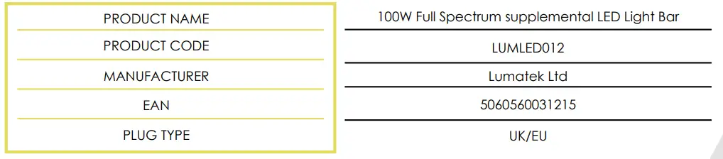 LUMATEK-100W-Individual-Supplemental-Light-LED-Bar-FIG-1