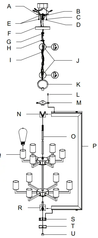unter-19859-Woodburn-12-Light-30-5-Inch-Foyer-Pendant-FIG1