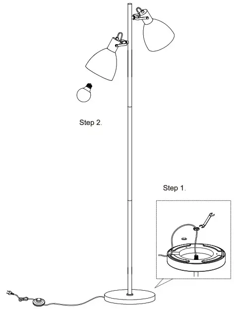 NOVA LIFE 30214 002 71 Interior Floor Lamp - installation 2
