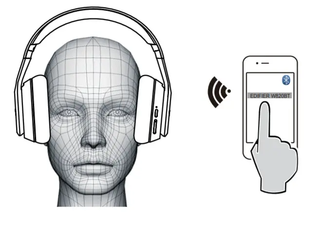 EDIFIER W820BT Bluetooth Stereo Headphones - Operational Instructions1