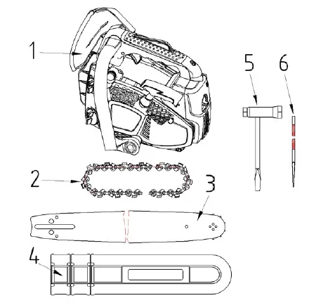 NAKAYAMA-PC3600-3kg-Gasoline-Chainsaw-fig-2