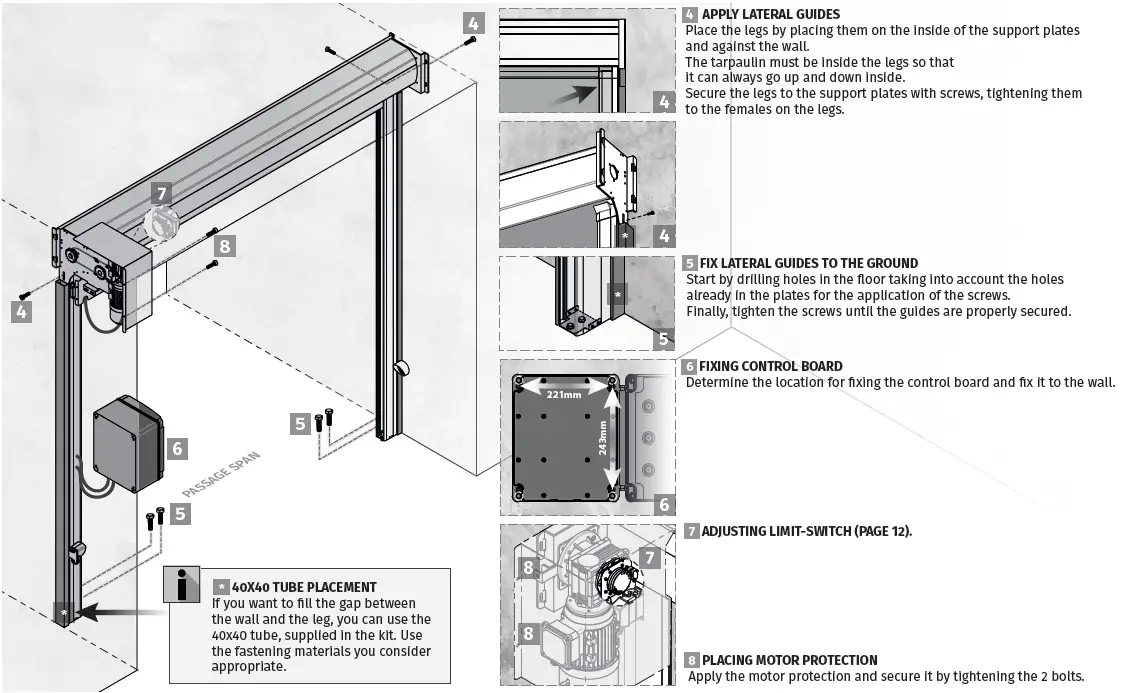 motorline Roll Up Rapid Door Spin 10