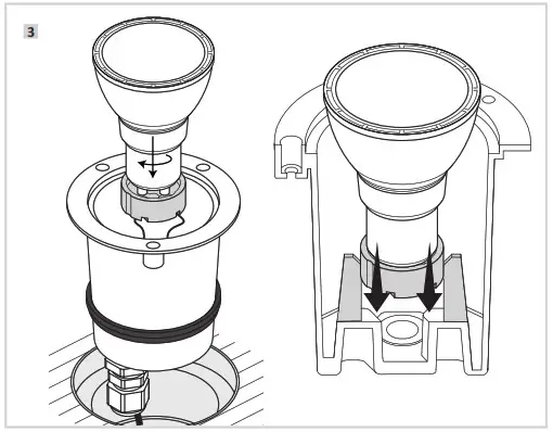 AT Lighting GU10 LED Bulb Dimmable 5W - GROUND INSTALLATION 8
